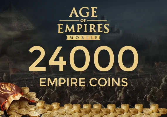 Age of Empires Mobile - 24000 Empire Coins Direct Top-Up - GLOBAL